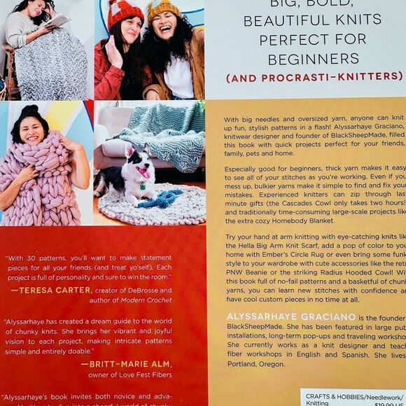 3 Sweater Knitting Pattern Books - Everyday Rustic Chunky Knits Big Knit Love - Picture 8 of 16